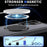 For Samsung Galaxy S24 Phone Case Ring Kickstand Magnetic Phone Cover - Black - 2