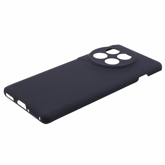 For OnePlus 12 5G Cell Phone Case 600D Fine Texture Aramid Fiber Cover (Precise Lens Hole) - Black - 4