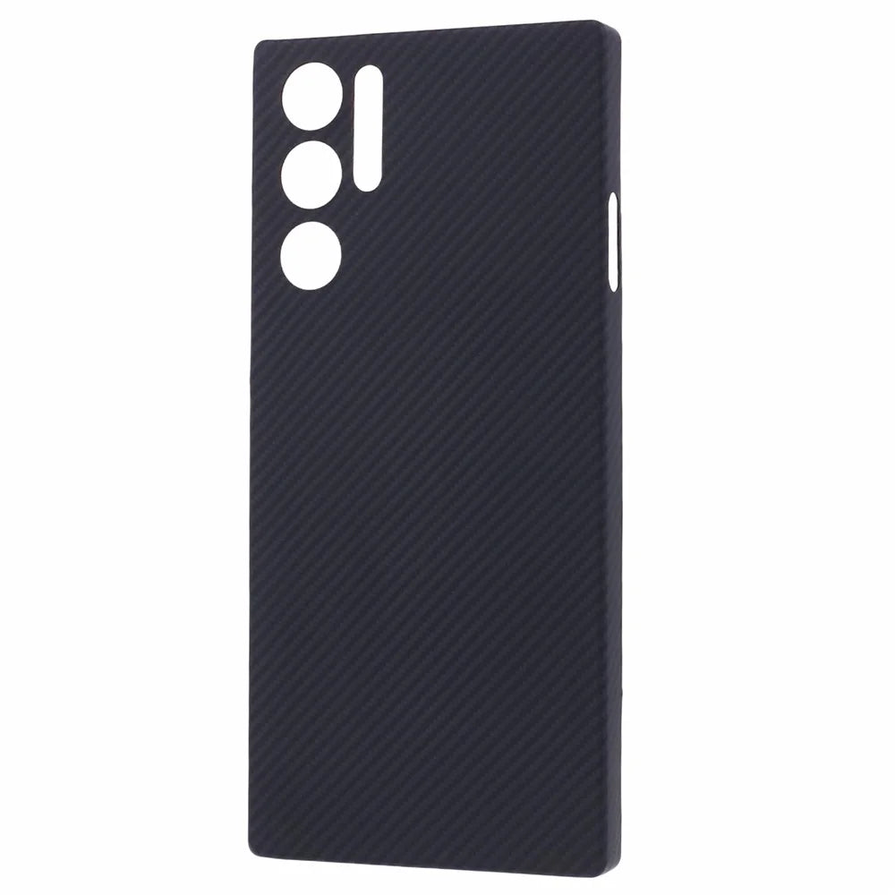 For ZTE nubia Red Magic 9 Pro 5G Case 600D Fine Texture Aramid Fiber Phone Cover (Precise Lens Hole) - Black - 3