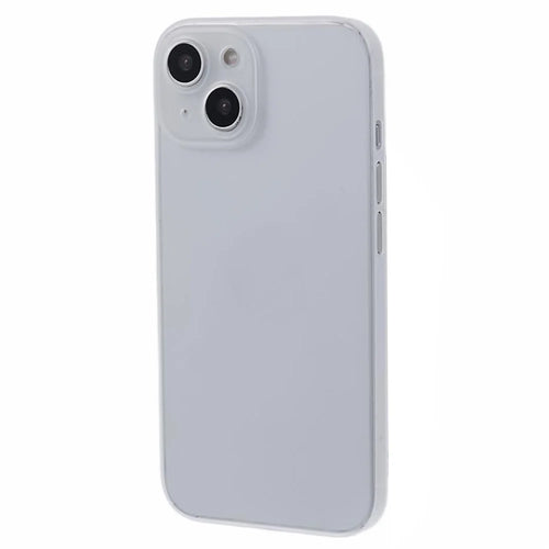 For iPhone 14 Hard PC Ultra-Thin Case Camera Protection Phone Cover - White - 1