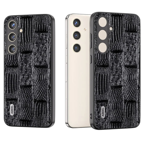 ABEEL For Samsung Galaxy S24+ Case Mahjong Texture Anti-Drop Protective Phone Cover - Black - 1