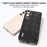 ABEEL For Samsung Galaxy S24 Grid Texture Phone Cover PU Leather Protective Back Case - Black - 4