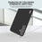 ABEEL For Samsung Galaxy S24 Phone Case Genuine Cow Leather Textured Protective Cover - Black - 3