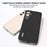 ABEEL For Samsung Galaxy S24 Phone Case Genuine Cow Leather Textured Protective Cover - Black - 4