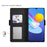 For vivo X100 Pro 5G Cell Phone Cases PU Leather Stand Cover with Mirror - Black - 3