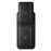 SUTENI H02 For iPhone 14 Pro Max Leather Case Waxy Texture Vertical Flip Card Holder Phone Cover - Black - 2