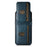 SUTENI H02 For iPhone 12 Pro 6.1 inch / 12 6.1 inch Waxy Texture Case Vertical Flip Card Slots Phone Protector - Blue - 2