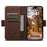 SUTENI J07 For iPhone 15 Pro Case Litchi Texture PU Leather Wallet Phone Shell Compatible with MagSafe - Brown - 2