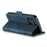 SUTENI J07 For iPhone 13 Pro Max 6.7 inch Leather Case Compatible with MagSafe Card Slots Phone Protector - Blue - 3