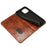 SUTENI For iPhone 15 Magnetic Case PU Leather+TPU Scratch-proof Stand Cell Phone Cover - Khaki - 5