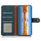 KHAZNEH For Samsung Galaxy A35 5G Magnetic Phone Case RFID Blocking Genuine Cow Leather Card Holder Cover - Green - 4