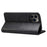 SUTENI for iPhone 15 Pro Max Simple Leather Case Wallet Phone Cover - Black - 3