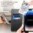 SUTENI for iPhone 15 Pro Max Simple Leather Case Wallet Phone Cover - Black - 7