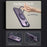 For iPhone 15 Plus Magnetic Case Ring Kickstand PC + TPU Cover - Purple - 4