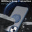 For iPhone 13 Kickstand Phone Case Hidden Gear Magnetic Cover - Navy Blue - 3