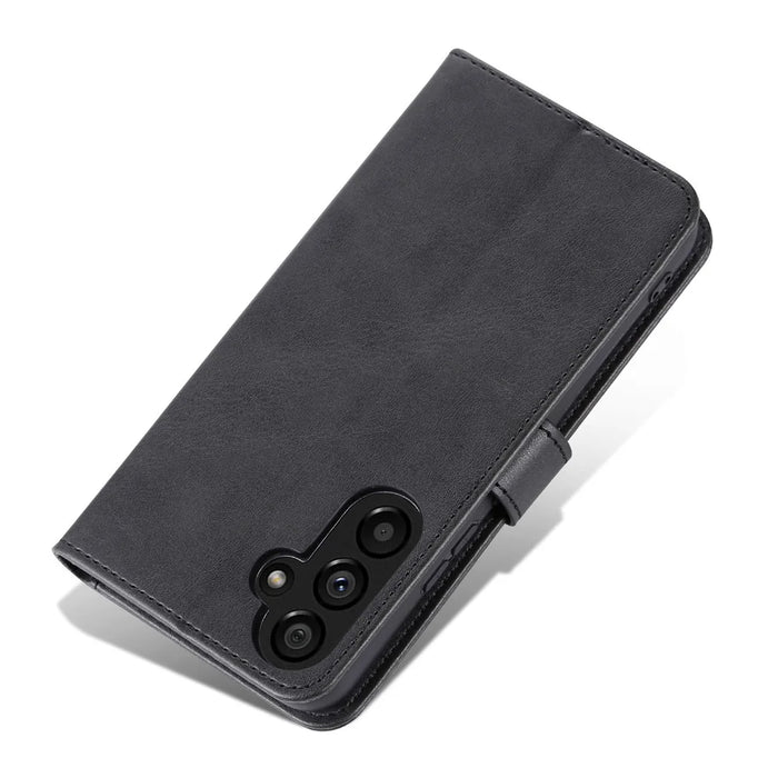AZNS For Samsung Galaxy A35 5G Leather Phone Case Wallet Flip Phone Cover - Black - 6