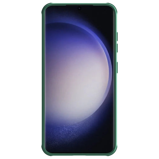 NILLKIN CamShield Pro Case for 	Samsung Galaxy S24+ Magnetic Phone Cover with Slide Camera Lid - Green - 2