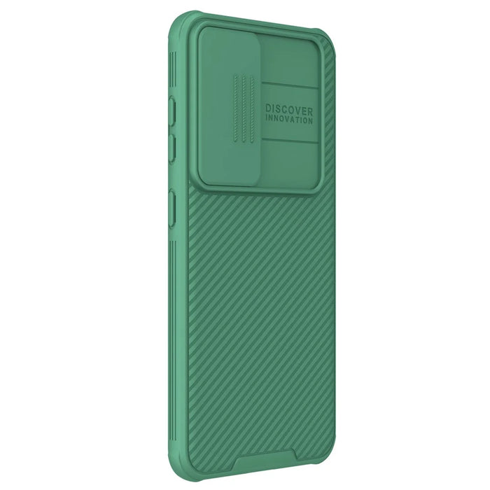 NILLKIN CamShield Pro Case for 	Samsung Galaxy S24+ Magnetic Phone Cover with Slide Camera Lid - Green - 6