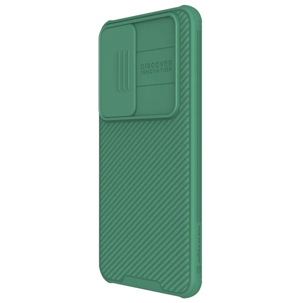 NILLKIN CamShield Pro Case for 	Samsung Galaxy S24+ Magnetic Phone Cover with Slide Camera Lid - Green - 7