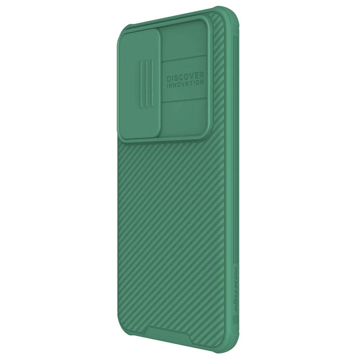 NILLKIN CamShield Pro Case for 	Samsung Galaxy S24+ Magnetic Phone Cover with Slide Camera Lid - Green - 7