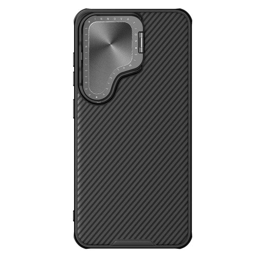 NILLKIN CamShield Prop Series for Samsung Galaxy S24+ Case Slim-Fit PC+TPU Kickstand Cover - Black - 1