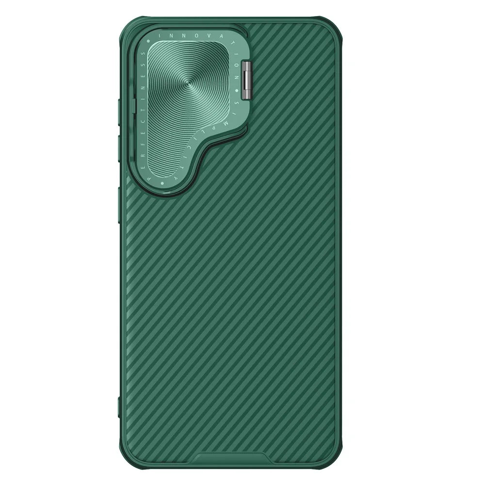 NILLKIN CamShield Prop Magnetic Series for Samsung Galaxy S24 Phone Case Lens Cover Kickstand Back Shell - Green - 1