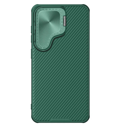 NILLKIN CamShield Prop Magnetic Series for Samsung Galaxy S24 Phone Case Lens Cover Kickstand Back Shell - Green - 1