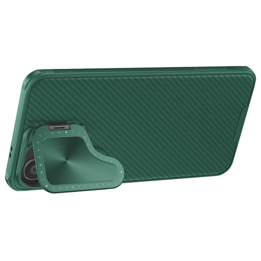 NILLKIN CamShield Prop Magnetic Series for Samsung Galaxy S24 Phone Case Lens Cover Kickstand Back Shell - Green - 2
