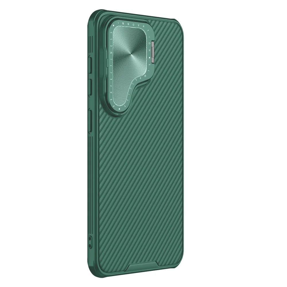 NILLKIN CamShield Prop Magnetic Series for Samsung Galaxy S24 Phone Case Lens Cover Kickstand Back Shell - Green - 3