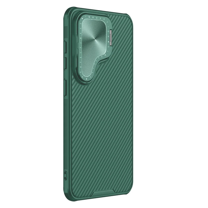NILLKIN CamShield Prop Magnetic Series for Samsung Galaxy S24 Phone Case Lens Cover Kickstand Back Shell - Green - 3