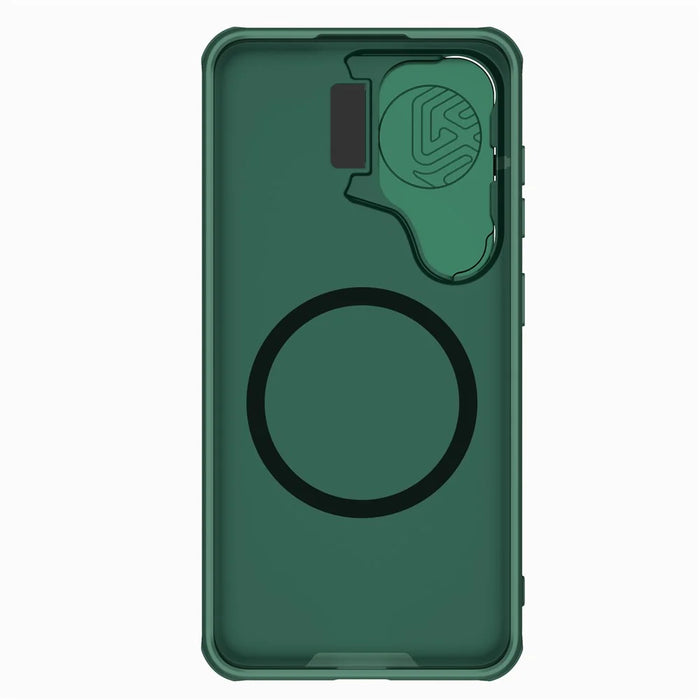 NILLKIN CamShield Prop Magnetic Series for Samsung Galaxy S24 Phone Case Lens Cover Kickstand Back Shell - Green - 5