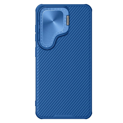 NILLKIN CamShield Prop Magnetic Series for Samsung Galaxy S24+ Case PC+TPU Kickstand Phone Protector - Blue - 1