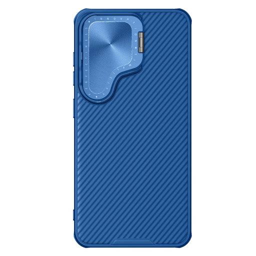 NILLKIN CamShield Prop Magnetic Series for Samsung Galaxy S24+ Case PC+TPU Kickstand Phone Protector - Blue - 1