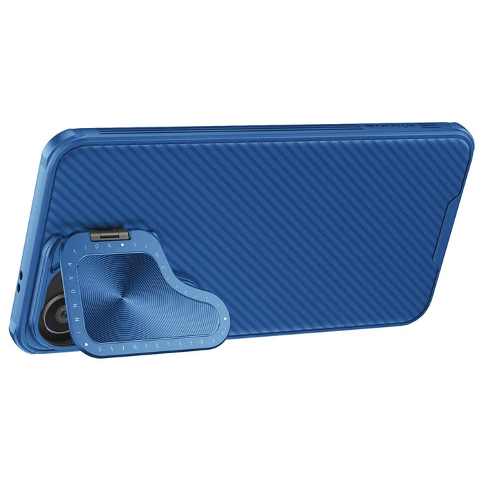 NILLKIN CamShield Prop Magnetic Series for Samsung Galaxy S24+ Case PC+TPU Kickstand Phone Protector - Blue - 2