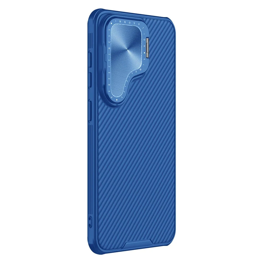 NILLKIN CamShield Prop Magnetic Series for Samsung Galaxy S24+ Case PC+TPU Kickstand Phone Protector - Blue - 3