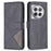 BINFEN COLOR For OnePlus 12 5G Phone Cases Wallet Stand Geometry Imprint Leather Cover - Black - 1