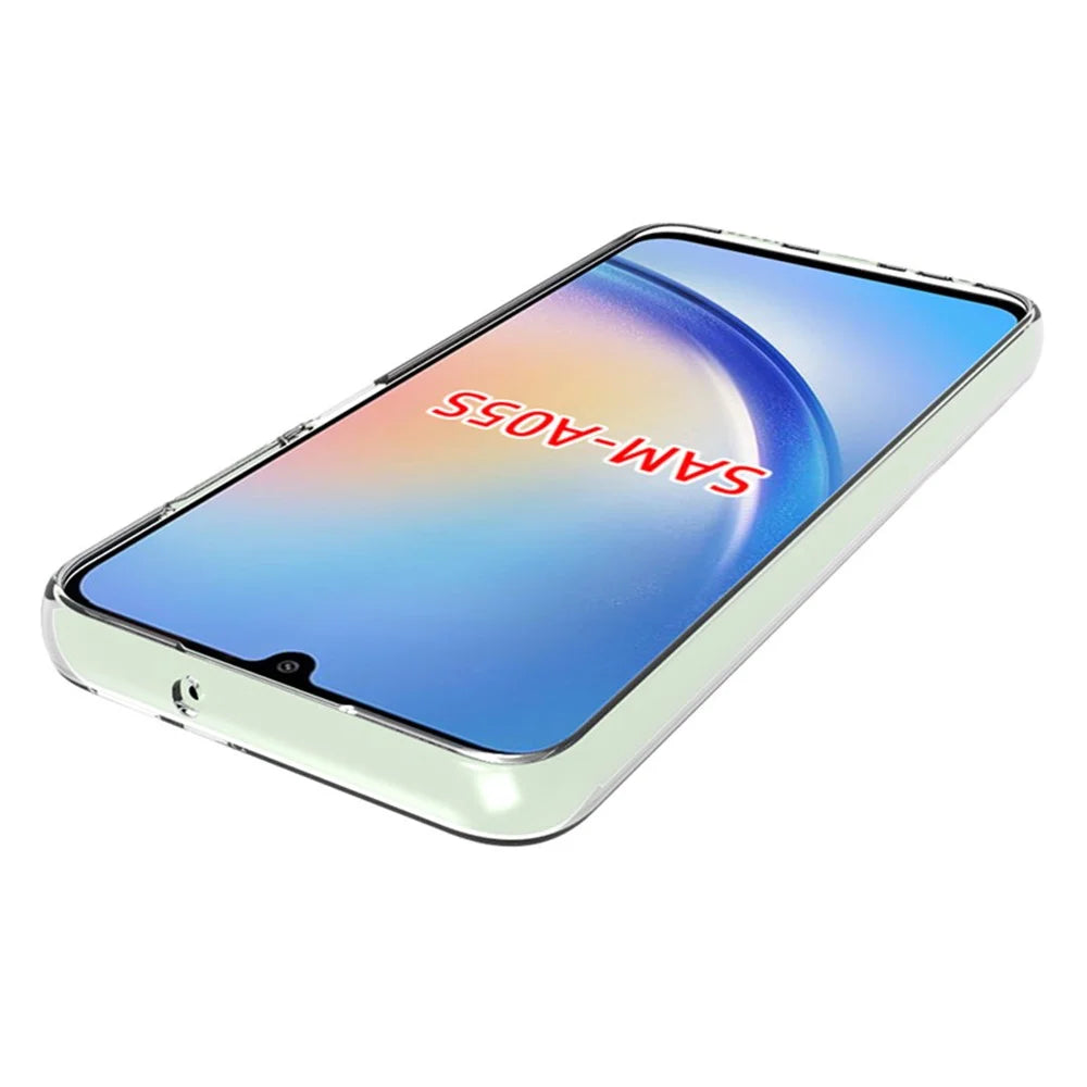 For Samsung Galaxy A05s 4G Phone Case Glossy Clear TPU Cover Watermark-Free - 5