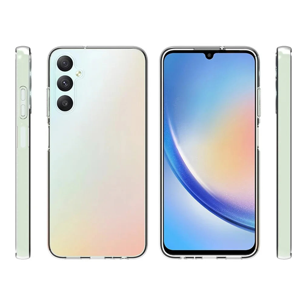 For Samsung Galaxy A05s 4G Phone Case Glossy Clear TPU Cover Watermark-Free - 7