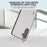 ABEEL For Samsung Galaxy S24 Case Genuine Cow Leather+PC Scratch-resistant Phone Protector - White - 2