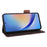 For Samsung Galaxy A35 5G Case Anti-scratch Hardware Decor Leather Phone Stand Cover - Coffee - 3