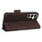 For Samsung Galaxy A35 5G Case Anti-scratch Hardware Decor Leather Phone Stand Cover - Coffee - 4