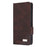 For Samsung Galaxy A35 5G Case Anti-scratch Hardware Decor Leather Phone Stand Cover - Coffee - 6