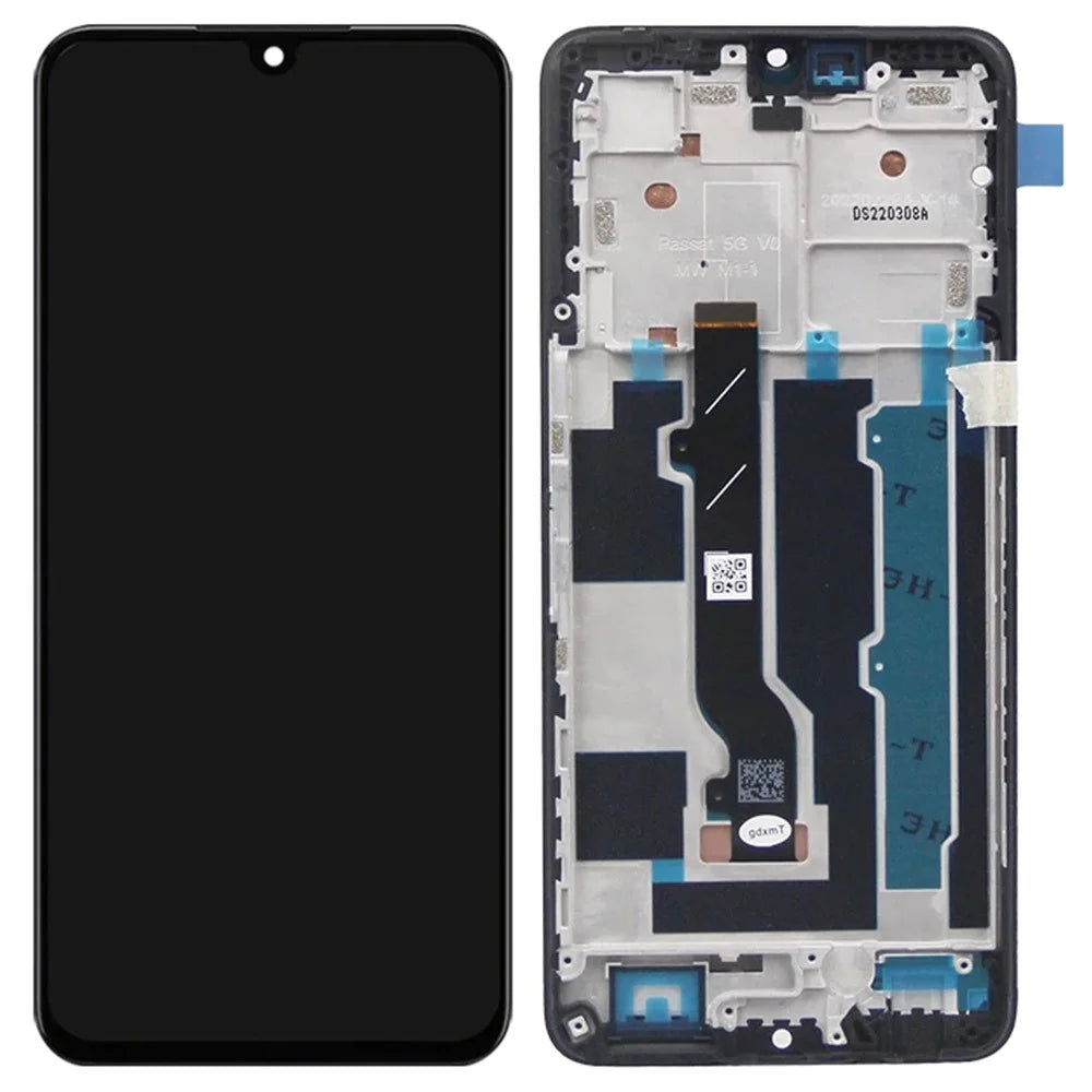 For TCL 30 5G T776H OEM Grade S LCD Screen and Digitizer Assembly + Frame Repair Part (without Logo) - 1