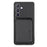 For Samsung Galaxy S24+ Back Case PU+PC+TPU Cover with Magnetic Detachable Card Holder - Black - 1