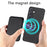 For Samsung Galaxy S24+ Back Case PU+PC+TPU Cover with Magnetic Detachable Card Holder - Black - 5