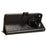 For OnePlus Open / Oppo Find N3 5G Case Imprint Anti-scratch PU Leather Phone Wallet Cover - Black - 3