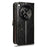 For OnePlus Open / Oppo Find N3 5G Case Imprint Anti-scratch PU Leather Phone Wallet Cover - Black - 4