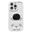 For iPhone 15 Pro Max Phone Case Silicone with Cute Astronaut Kickstand - White - 1