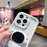 For iPhone 15 Pro Max Phone Case Silicone with Cute Astronaut Kickstand - White - 7