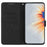 YX0030 For Samsung Galaxy A55 5G Smile Pattern Wallet Case PU Leather Protective Cover - Black - 2